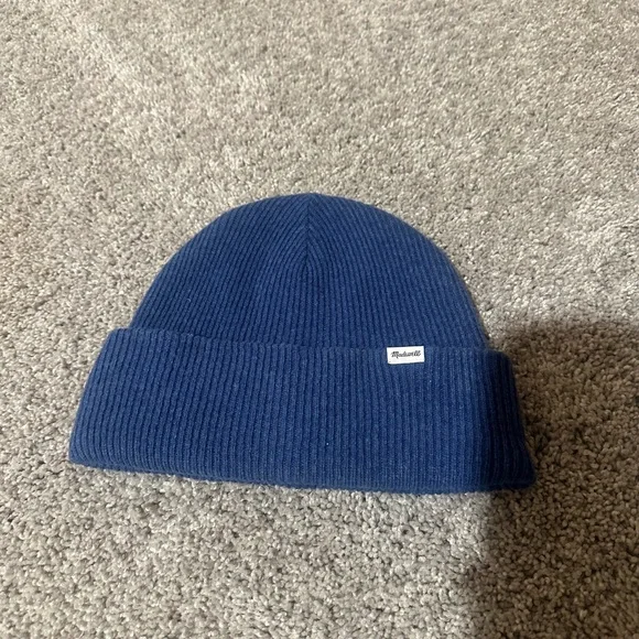 Madewell Blue Knit Beanie - Picture 2 of 2
